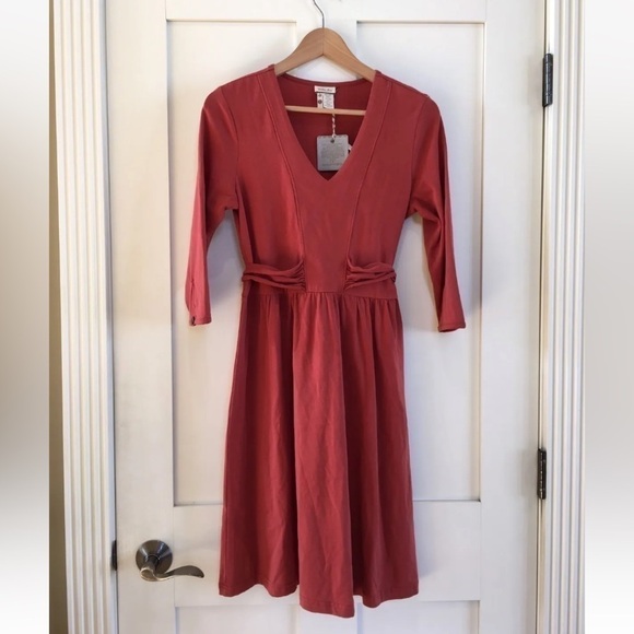 NEW Matilda Jane Tie Waist Dress V-Neck - Picture 1 of 4